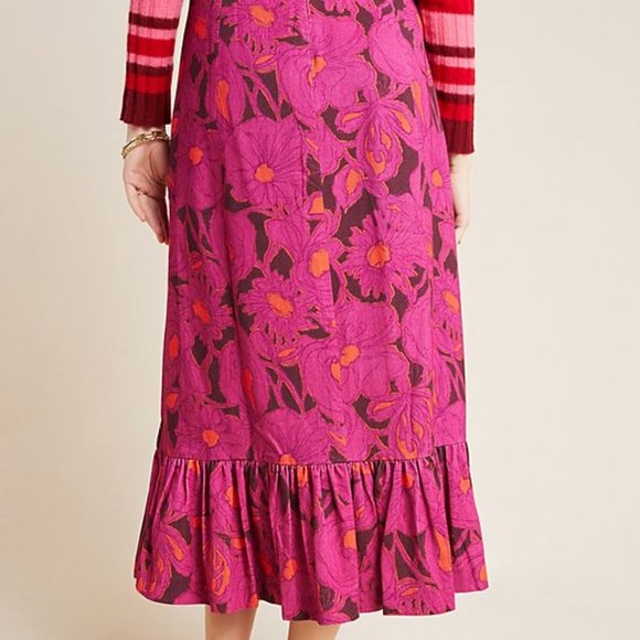 Anthropologie Hyacinth Midi Skirt - Picture 8 of 11
